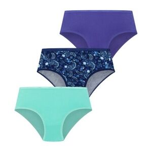 Avenue High Cut 3 Pack Cotton Briefs Women's Panties 2LM11.5